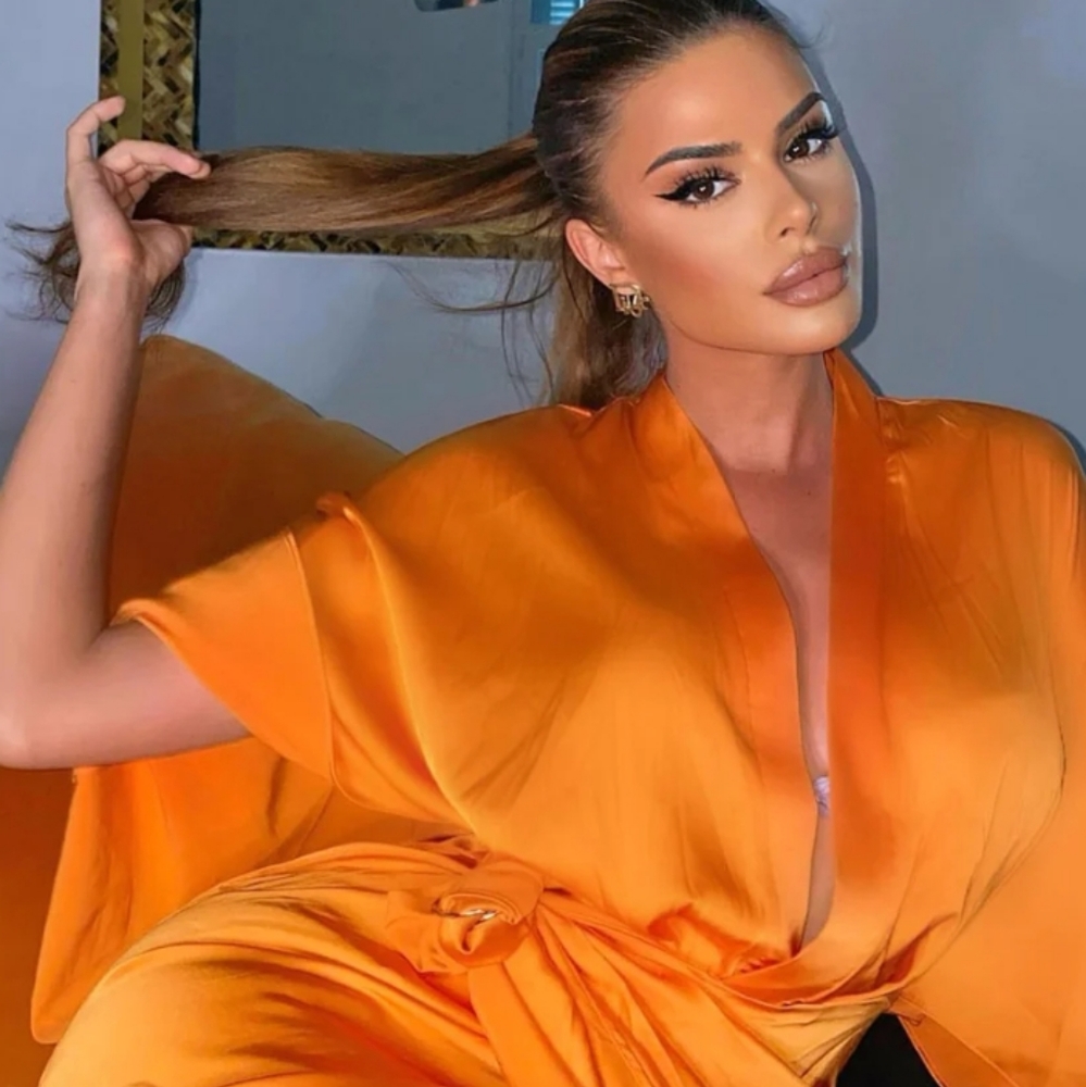 FASHION NOVA Satin Dress